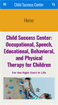 Mobile Screenshot of childsuccesscenter.com
