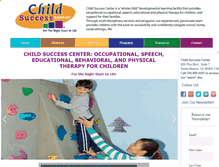 Tablet Screenshot of childsuccesscenter.com